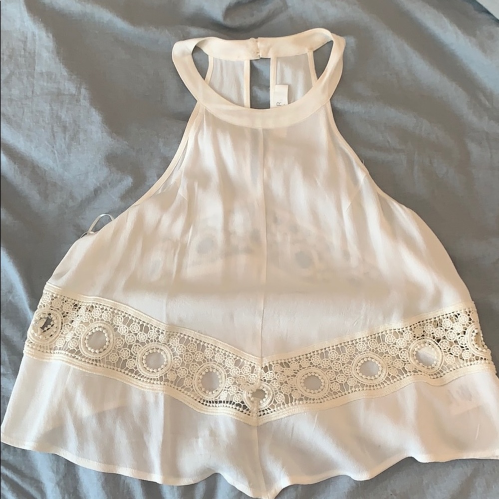 Boho halter crop top